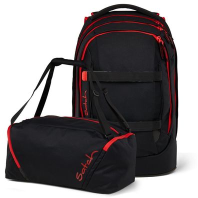 satch pack Set aus pack + Sporttasche PakDuf-25, Fire Phantom, Mädchen & Jungen