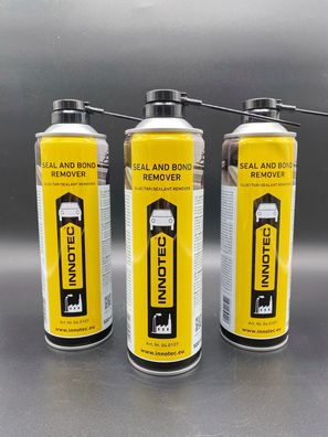 3x Innotec Seal and Bond Remover Spray 500ml Universalentfetter Klebstoffentferner