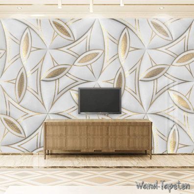 3D Wanddeko - Elegantes Schmuck Design Hochwertige Wohnzimmer Dekoration 7224