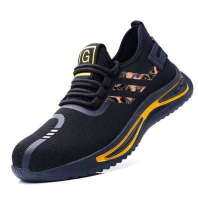 Herren Stahlkappe Sicherheitsschuhe Atmungsaktive Arbeitsschuhe Sport Sneakers