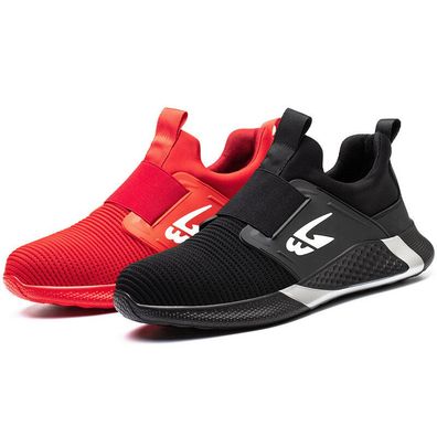 Herren Damen Sicherheitsschuhe Leicht Arbeitsschuhe Stahlkappe Sport Sneaker