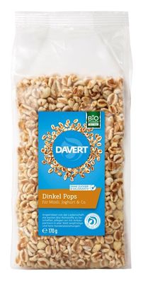 3x Davert Dinkel Pops 170g 170g
