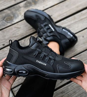 Herren Sicherheitsschuhe Leicht Arbeitsschuhe Air Stahlkappe Sportliche Sneakers