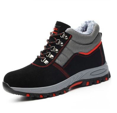 Arbeitsschuhe Sicherheitsschuhe WINTER Gefuttert Winterstiefel Stahlkappe 35-48*