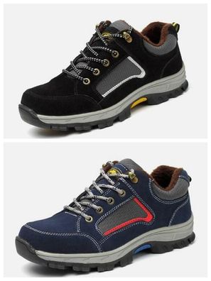 Damen Herren Stahlkappe Sicherheitsschuhe Winterschuhe Arbeitsschuhe Grobe 35-48