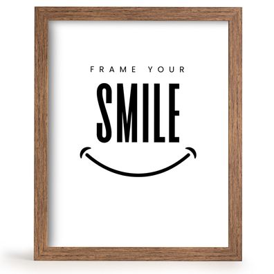 Monframe Bilderrahmen | Moderner Fotorahmen mit Acrylglas & UV-Schutz | MDF Holz