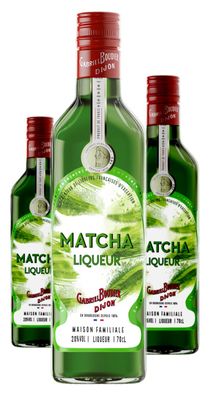 3 x Gabriel Boudier Liqueur de thé Matcha Boudier