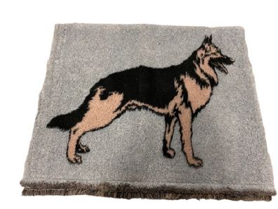 Vet Bed Hundedecke Hundebett Schlafplatz 150 x 100 cm Silhouet Schäferhund