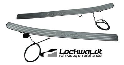 Turbo Einstiegsleiste beleuchtet Edelstahl Porsche Cayenne 9PA 957 07-10 9555519