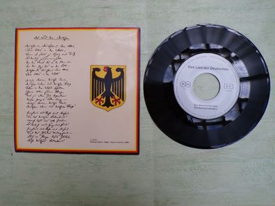 7" Deutschlandlied Single Wilfried Böhm Klaus Francke 1978