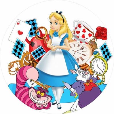 Tortenaufleger Prinzessin Essbar Zuckermasse Tortenbild Deko + 4 Muffin 01