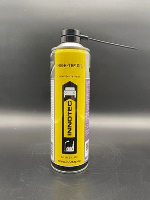 Innotec High-TEF Oil 500ml Schmieröl PTFE-Basis Pflegeöl Metall und Kunststoff