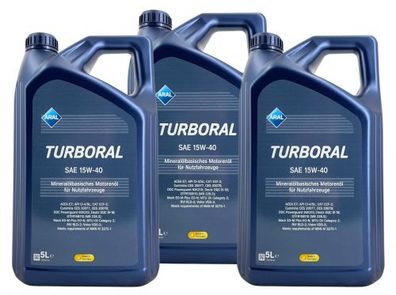 Aral Turboral 15W-40 3x5 Liter