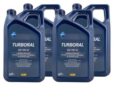 Aral Turboral 10W-40 4x5 Liter