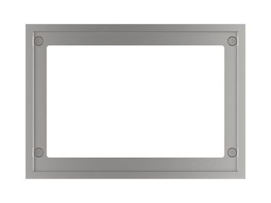 TECE-WC-Abdeckrahmen Metall glaenzend, fuer WC-Einbaurahmen 9240645