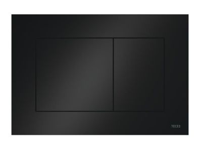 TECEnow WC-Betaetigungsplatte schwarz glaenzend 9240403