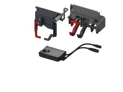 TECEplanus WC-Fernausloesung Funk fuer Stuetzklappgriffe, 12 V-Netz 9240355
