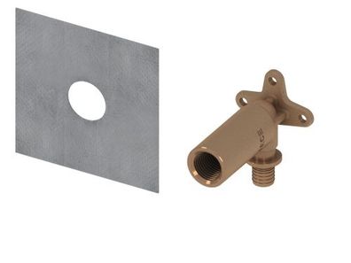 TECEprofil System-Wandscheibe TECEflex 16x1/2", lange Ausf., Siliziumbronze 9021021
