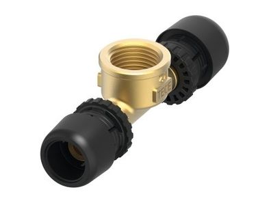 TECElogo-Ax T-Stueck IG Dim. 20 x Rp 1/2" x 20, Siliziumbronze 8802802