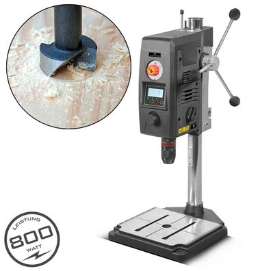 Stahlwerk Tischbohrmaschine 800 Watt 200- 2.500 U/min Standbohrmaschine mit Laser
