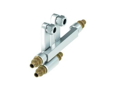 TECEflex SLHK-Anschlussgarnitur 20 x 15 Cu x 20mm, vernickelt 730115