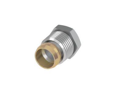 TECE Quetschverschraubung 1/2" AG CU 15 mm x R 1/2" 717501