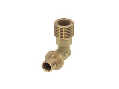 TECEflex Winkeluebergangsnippel Dim. 25 x R 3/4", Siliziumbronze 707804
