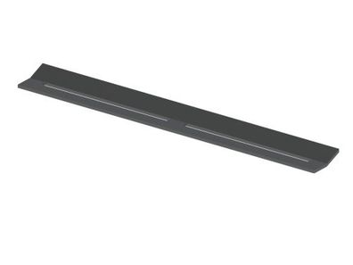 TECEdrainprofile Profildeckel Edelstahl Chrom schwarz glaenzend 675011