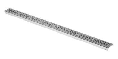 TECEdrainline Designrost "quadratum", Edelstahl gebuerstet, 1000 mm 601051