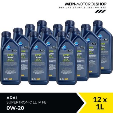 Aral SuperTronic LL IV FE 0W-20 12x1 Liter