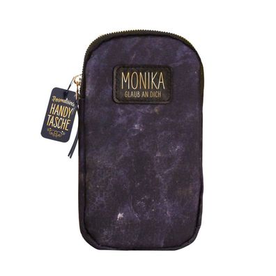 Handytaschen mit Kordel zum Umhaengen Umhaengetasche mit Reissverschluss - Monika