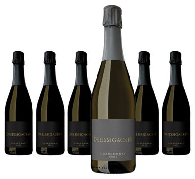 6 x Dreissigacker Chardonnay Brut Nature – 2022