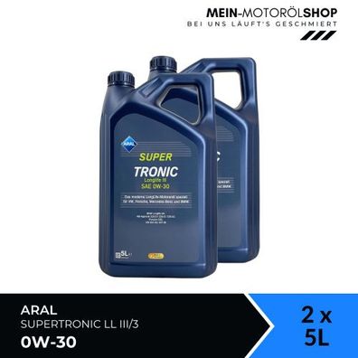Aral SuperTronic LL III/3 0W-30 2x5 Liter