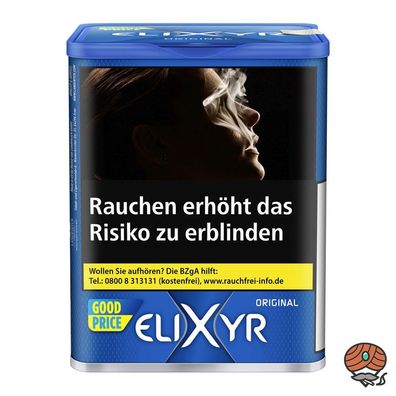Elixyr Original Blue / Blau Feinschnitt-Tabak / Zigarettentabak 102g Dose
