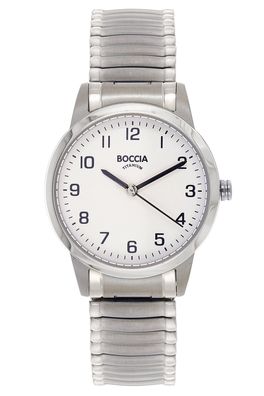 Boccia Damenuhr Titan mit Zugband 3328-03