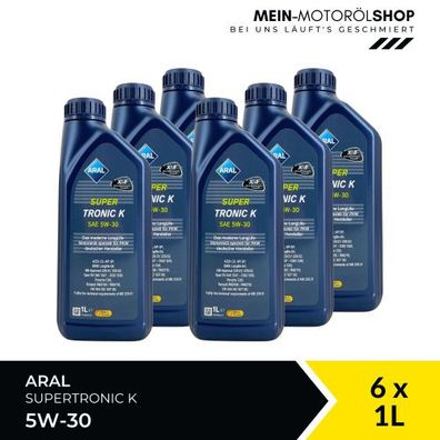 Aral SuperTronic K 5W-30 6x1 Liter