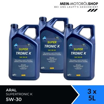 Aral SuperTronic K 5W-30 3x5 Liter
