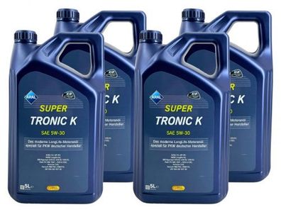 Aral SuperTronic K 5W-30 4x5 Liter