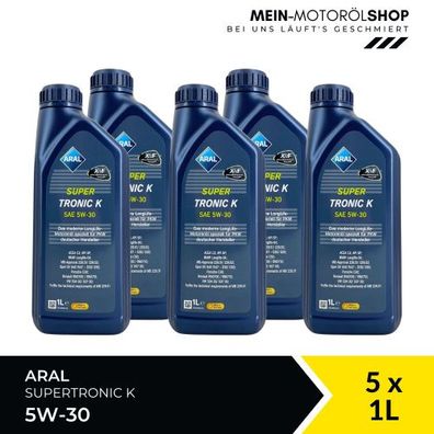Aral SuperTronic K 5W-30 5x1 Liter