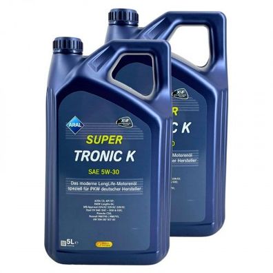 Aral SuperTronic K 5W-30 2x5 Liter