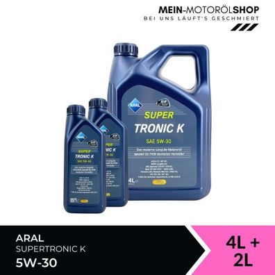 Aral SuperTronic K 5W-30 4 + 2 Liter