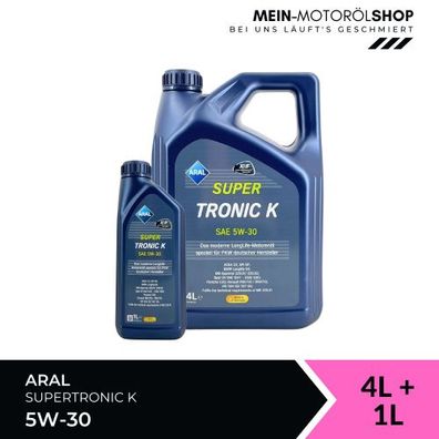 Aral SuperTronic K 5W-30 4 + 1 Liter