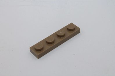 Lego Platte 1x4 plate 3710 dunkel beige dark tan