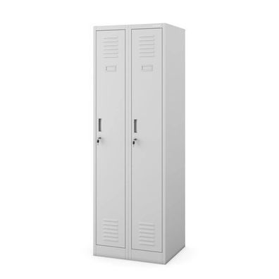 Spind Umkleideschrank KACPER II, 600 x 1800 x 500 mm, grau