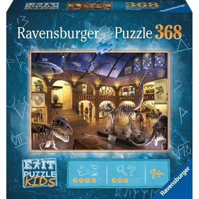 Ravensburger Ravensburger 12925 AT EXIT KIDS Nachts i. Mus. 368 Teile