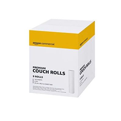 Rechteckige Liegenabdeckung 2-lagig Zellulose 9 Rollen 50 m weiß