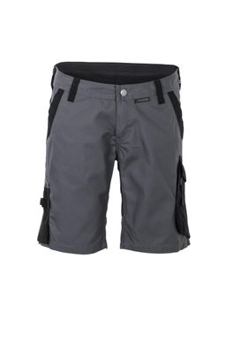 Planam Norit Damen Cargoshorts Schiefer Schwarz Größe L
