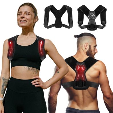 Bainku Récken-Korrektor Haltungskorrektor fér Damen und Herren verstellbar