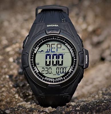 DiVONEA Tauchcomputeruhr fér Freitauchen und Speerfischen 100 m