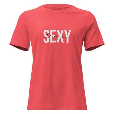 Lockeres Damen-T-Shirt Geschenkidee für Schreinerin "Sexy Schreiner"